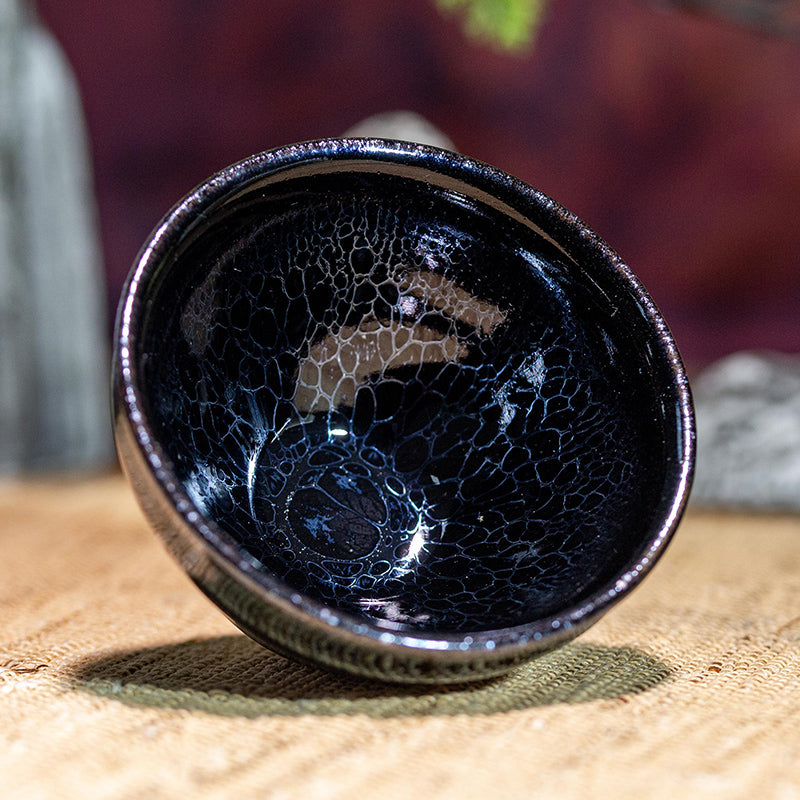 Obsidian Dragon Scale Teacup, Jian Zhan, Cup, Collection