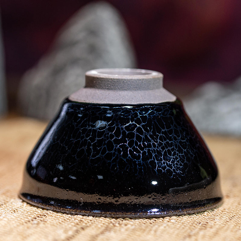 Obsidian Dragon Scale Teacup, Jian Zhan, Cup, Collection